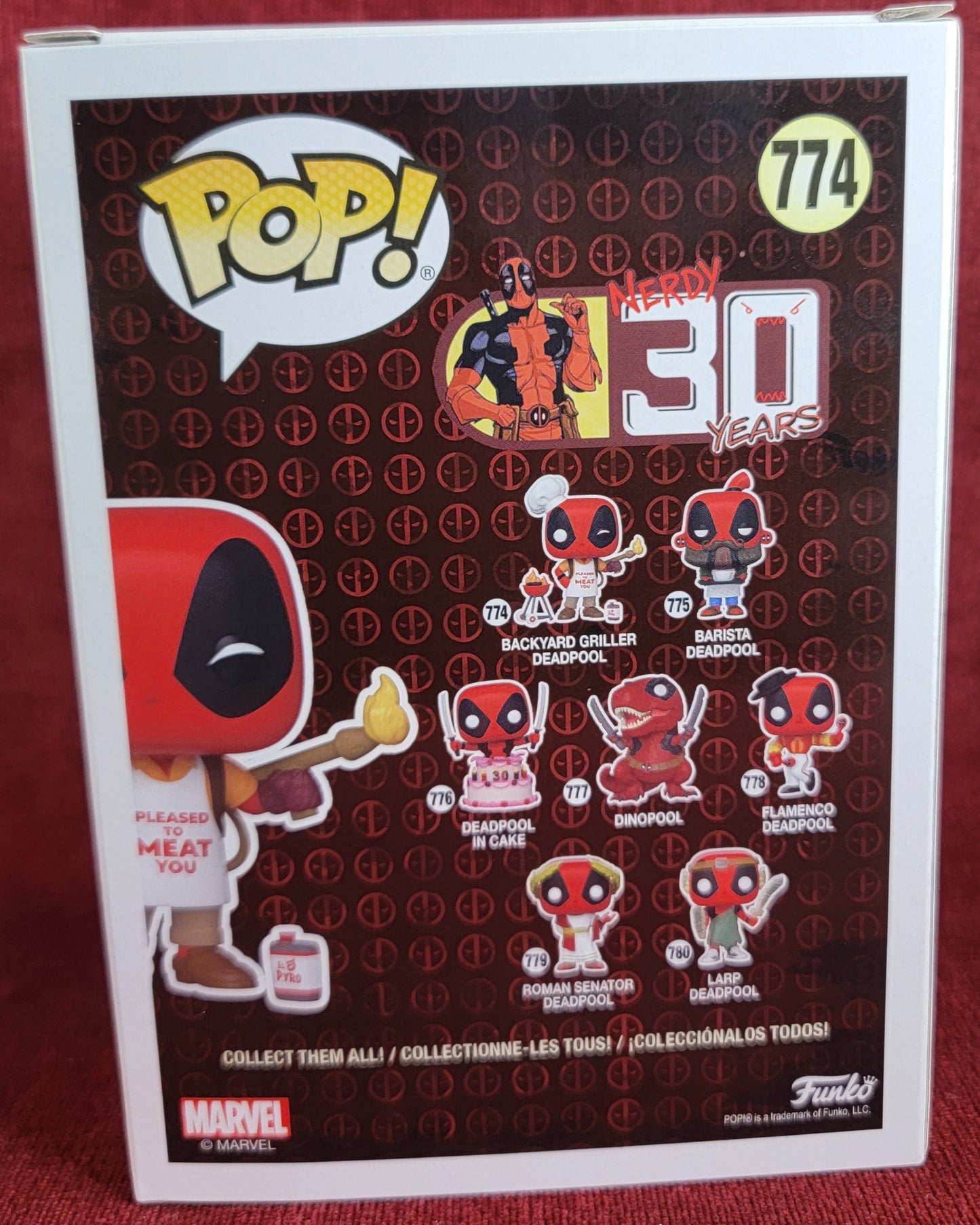 Deadpool funko # 774 (nib) With pop protector