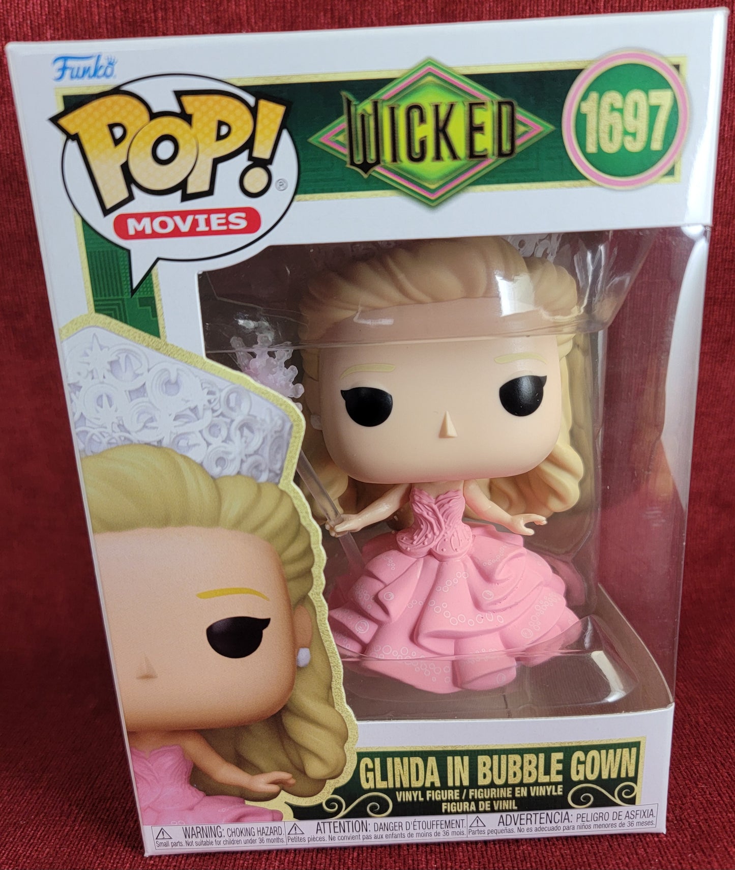 Glinda in bubble gown funko # 1697 (nib)
With pop protector