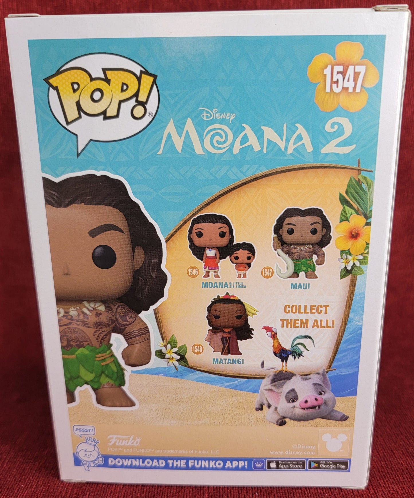 Maui funko # 1547 (nib)
With pop protector