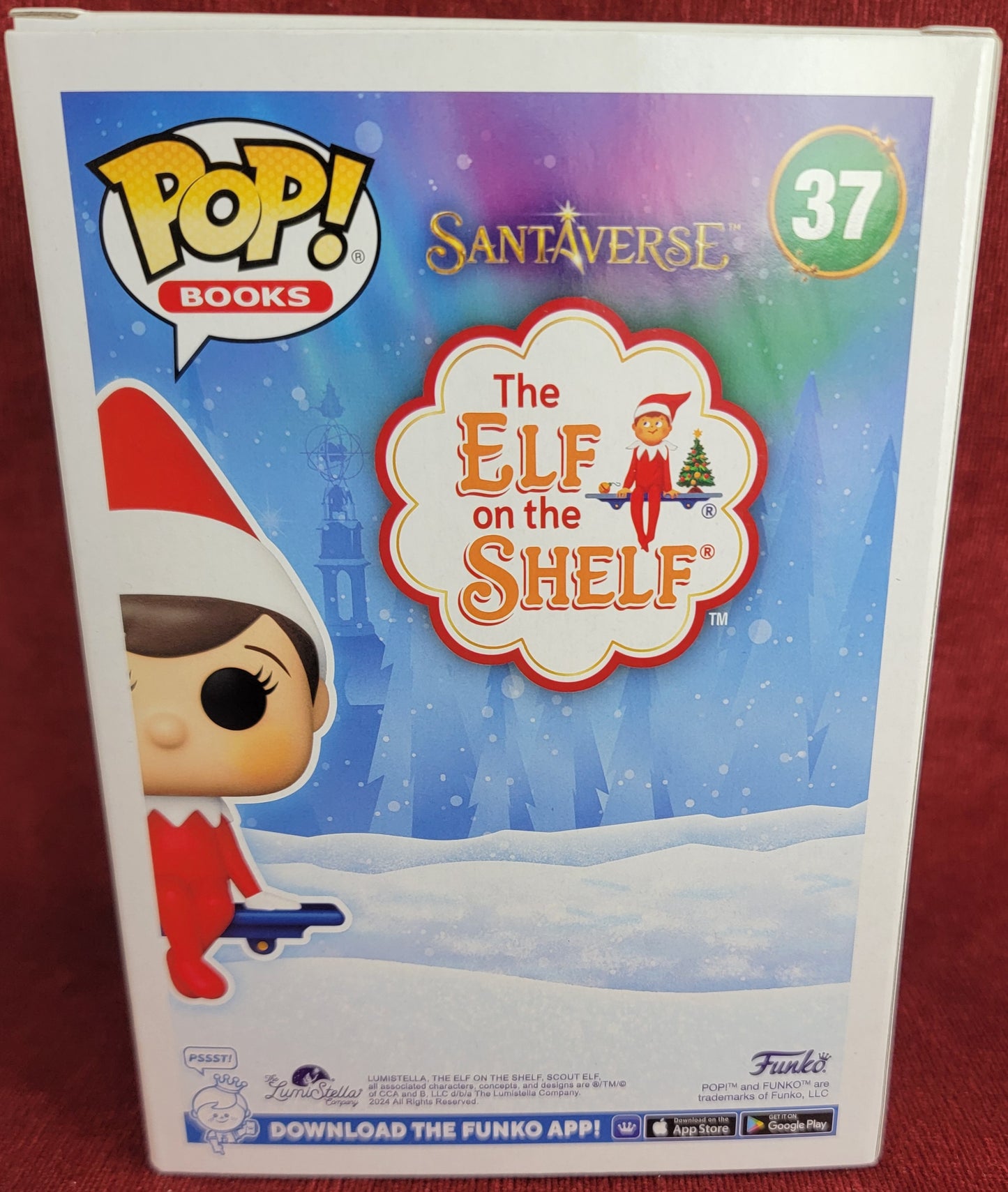 The elf on the shelf funko # 37 (nib)
With pop protector