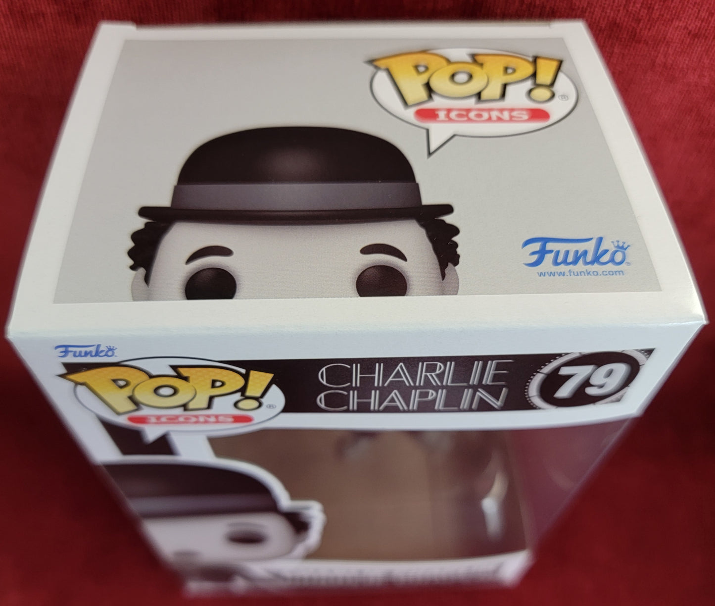 Charlie chaplin funko # 79 (nib)
With pop protector