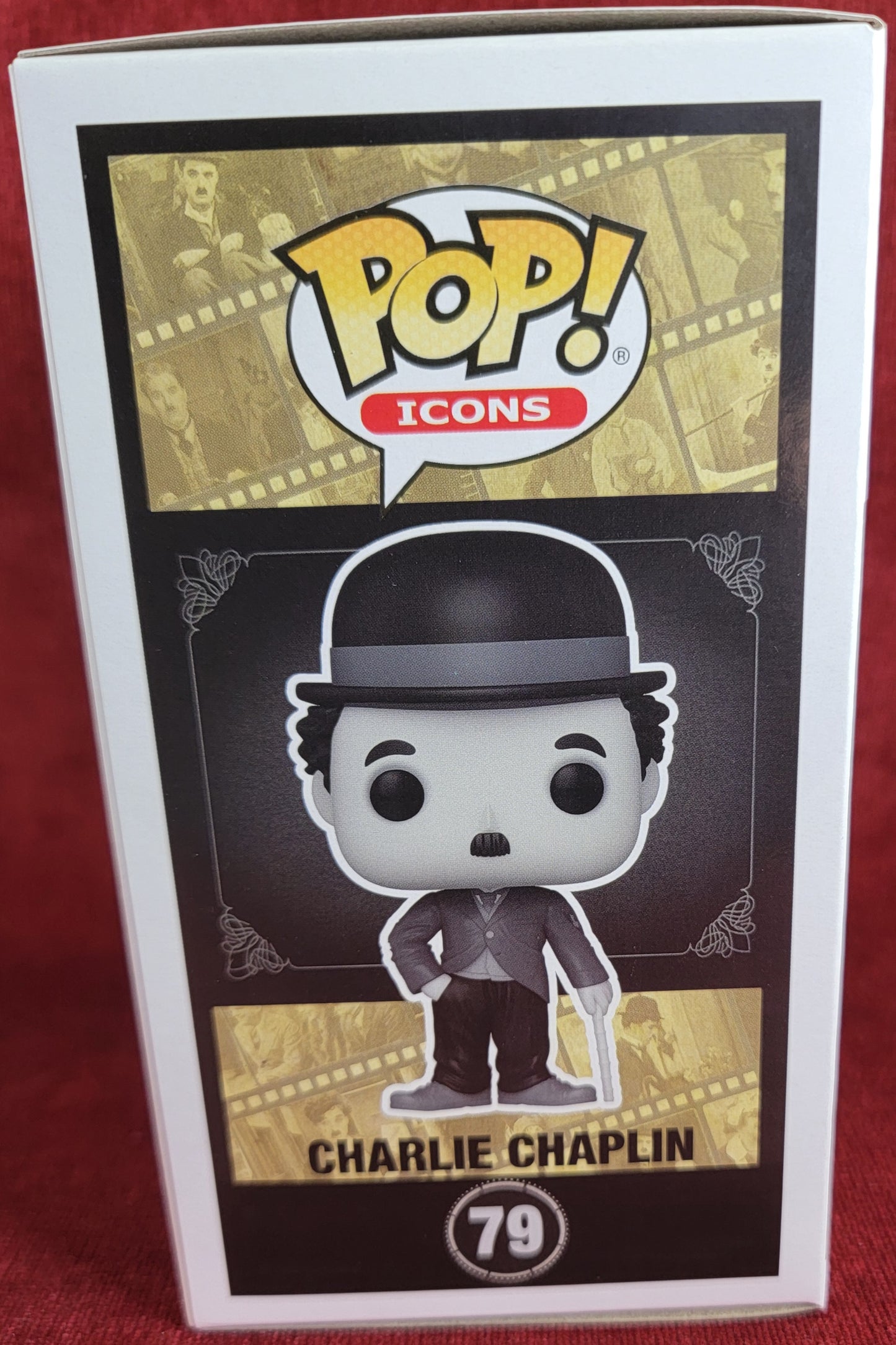 Charlie chaplin funko # 79 (nib)
With pop protector