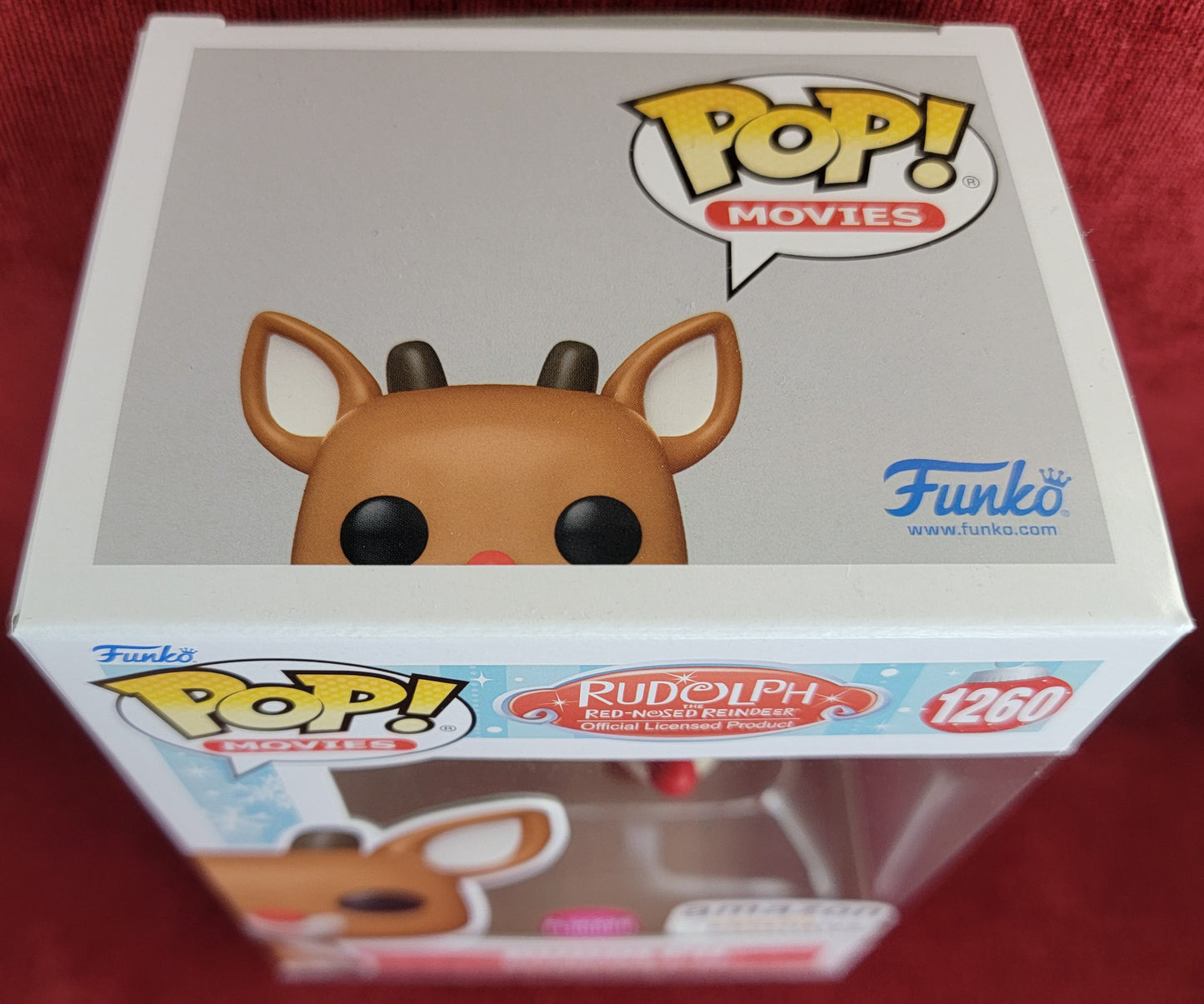 Ruldolph amazon exclusive funko # 1260
With pop protector