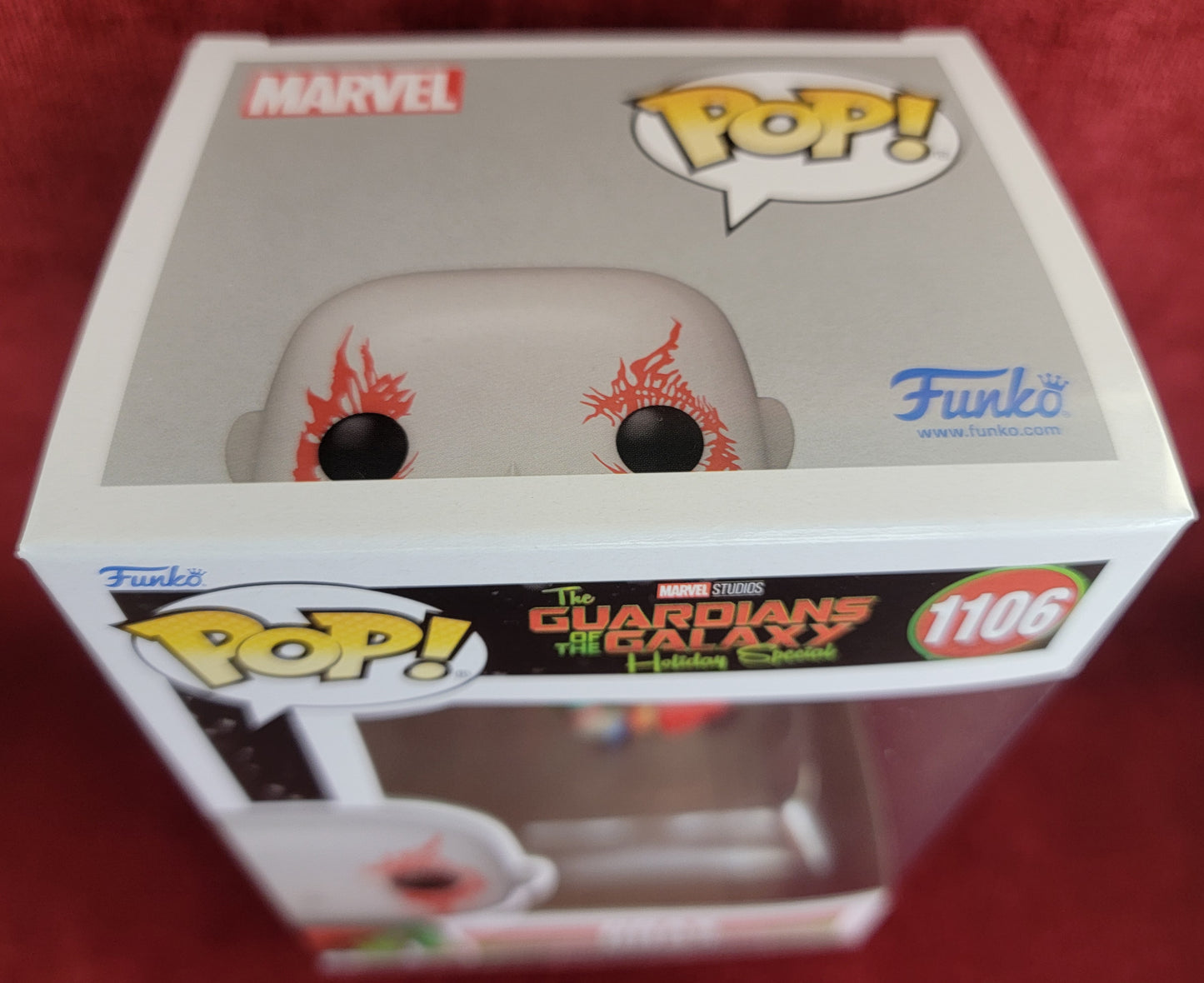 Drax funko # 1106 (nib)
With pop protector