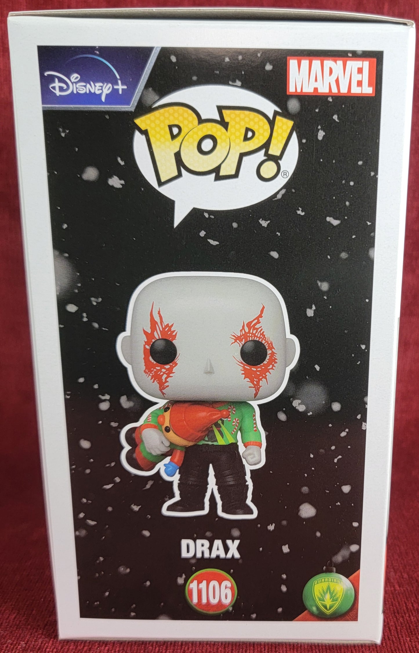 Drax funko # 1106 (nib)
With pop protector