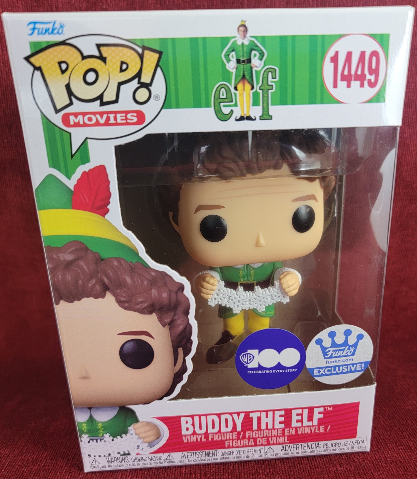 Buddy, the elf funko exclusive # 1449 (nib)
With pop protector