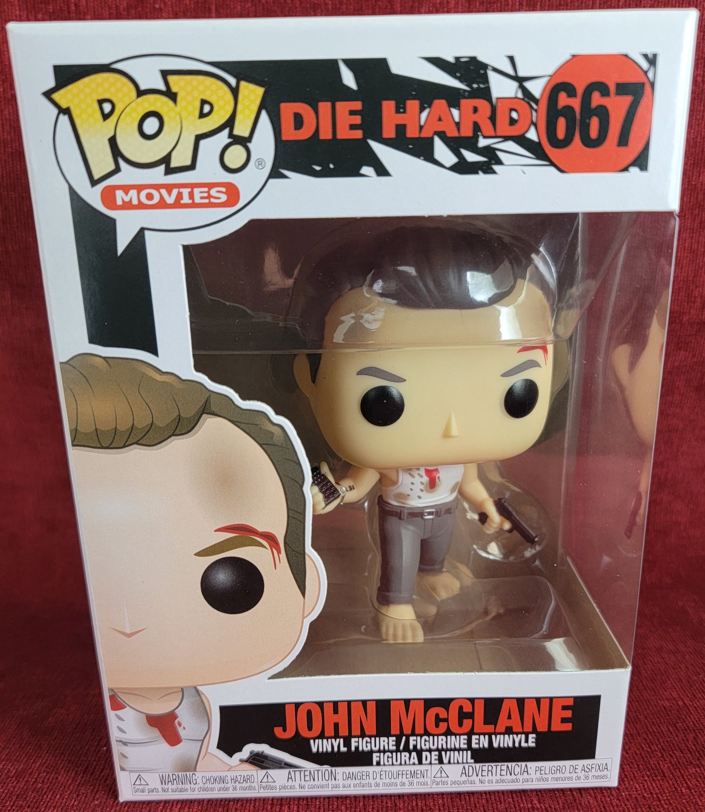 John McClane funko # 667 (nib)
With pop protector