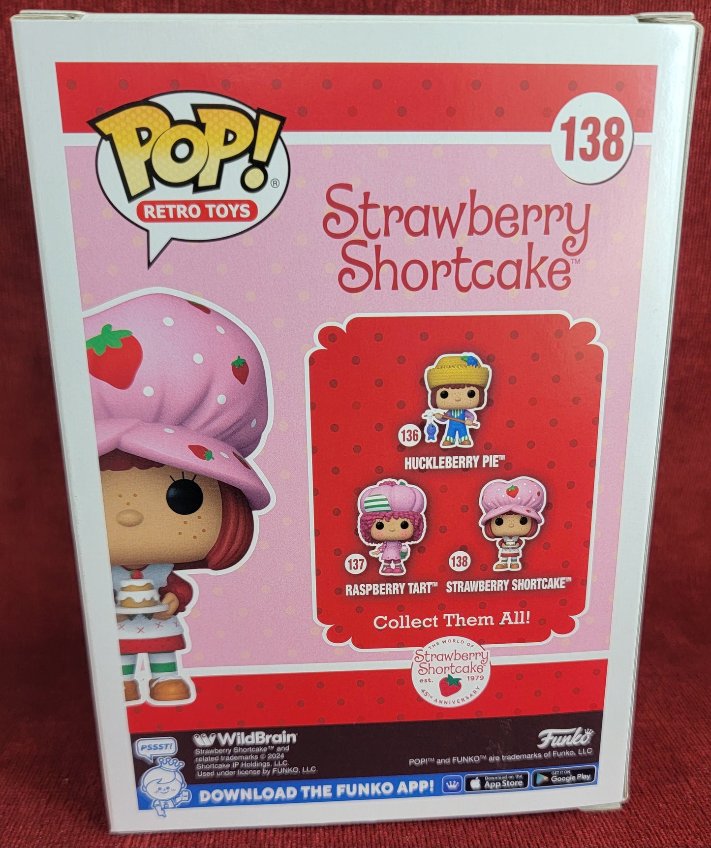 Strawberry shortcake funko # 138 (nib)
With pop protector