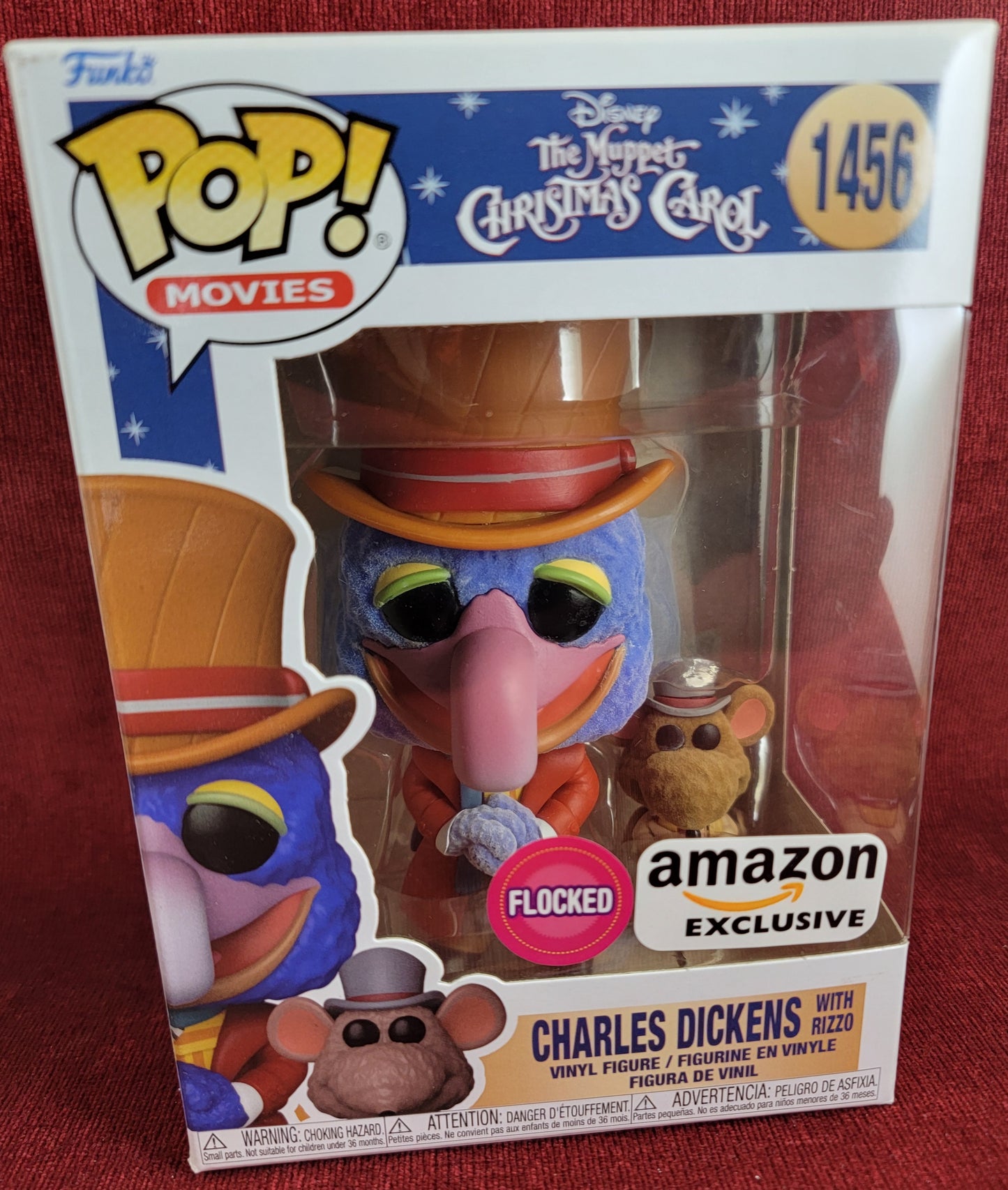 Charles Dickens with rizo amazon exclusive funko # 1456 (nib)
With pop protector