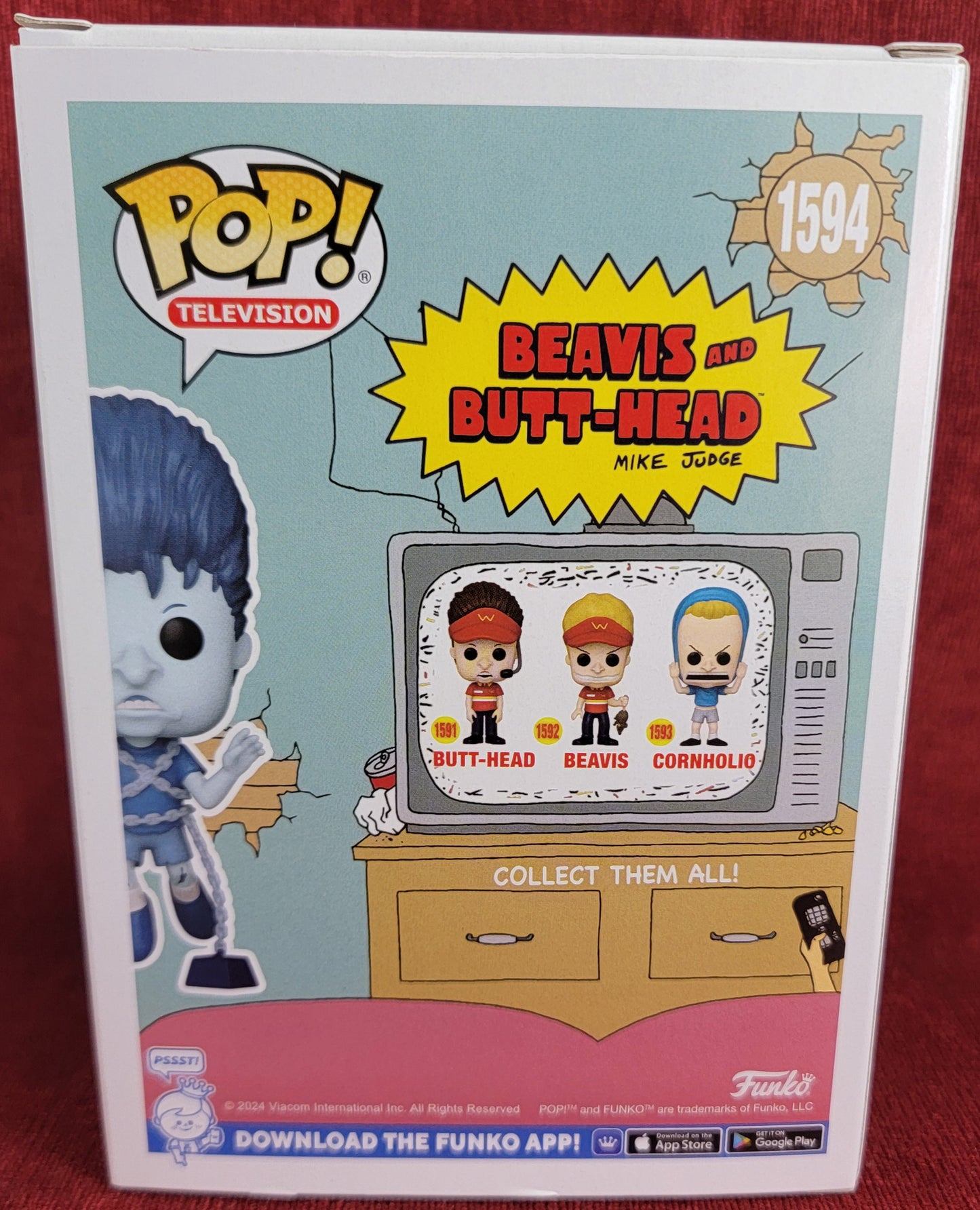 Butt-head funko exclusive # 1594 (nib)
With pop protector