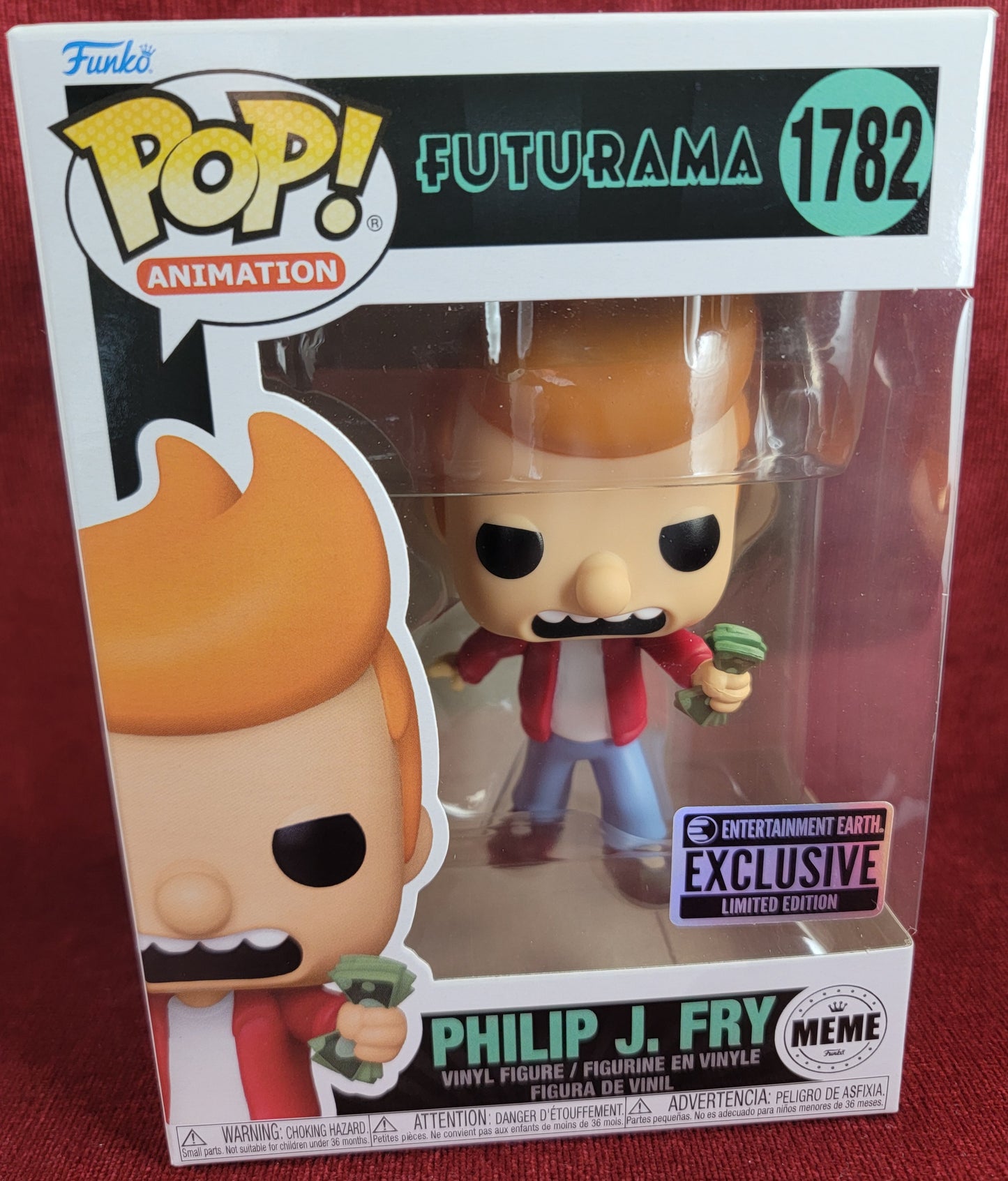 Philip j Frye entertainment earth exclusive funko # 1782 (nib)
With pop protector