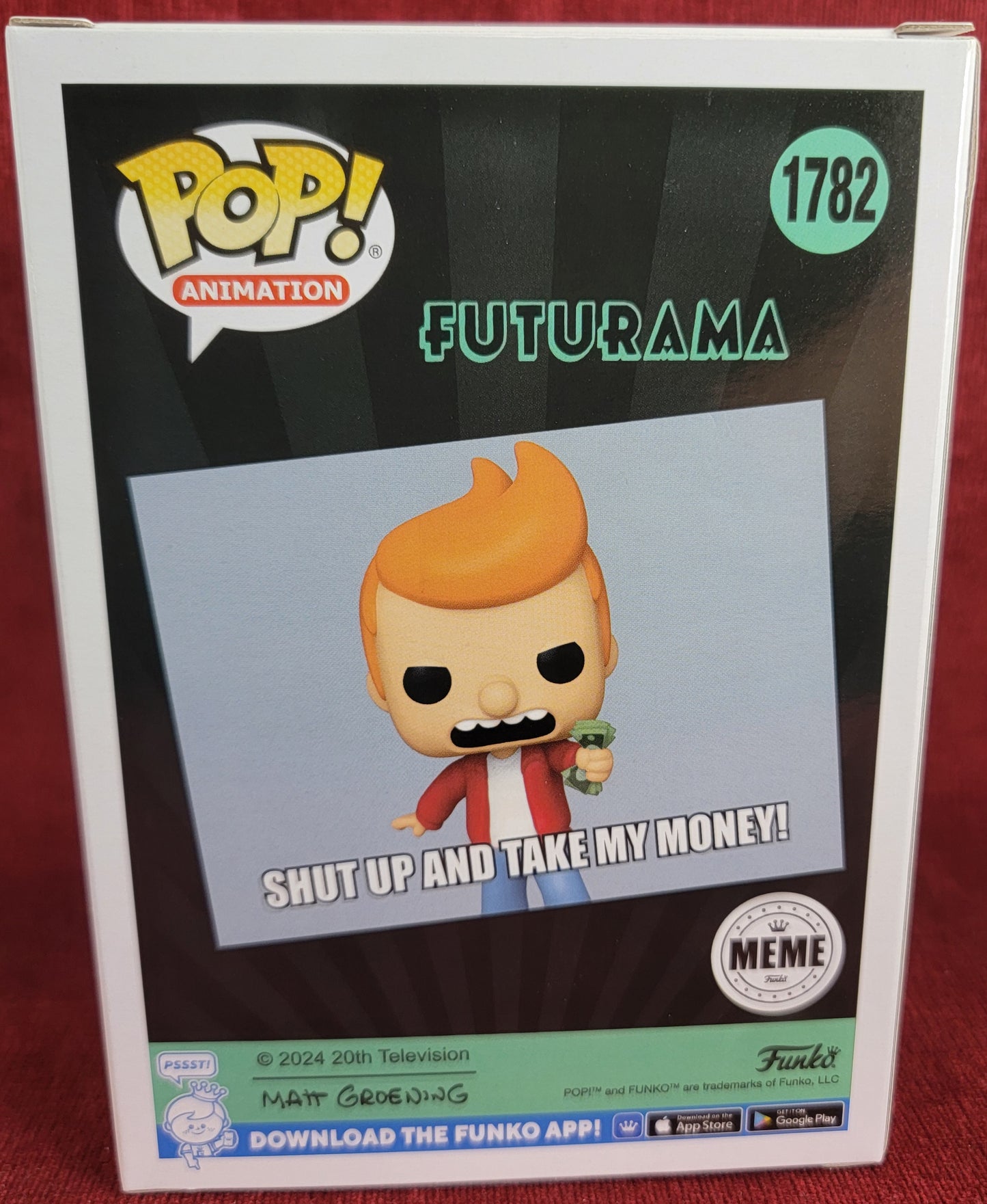 Philip j Frye entertainment earth exclusive funko # 1782 (nib)
With pop protector