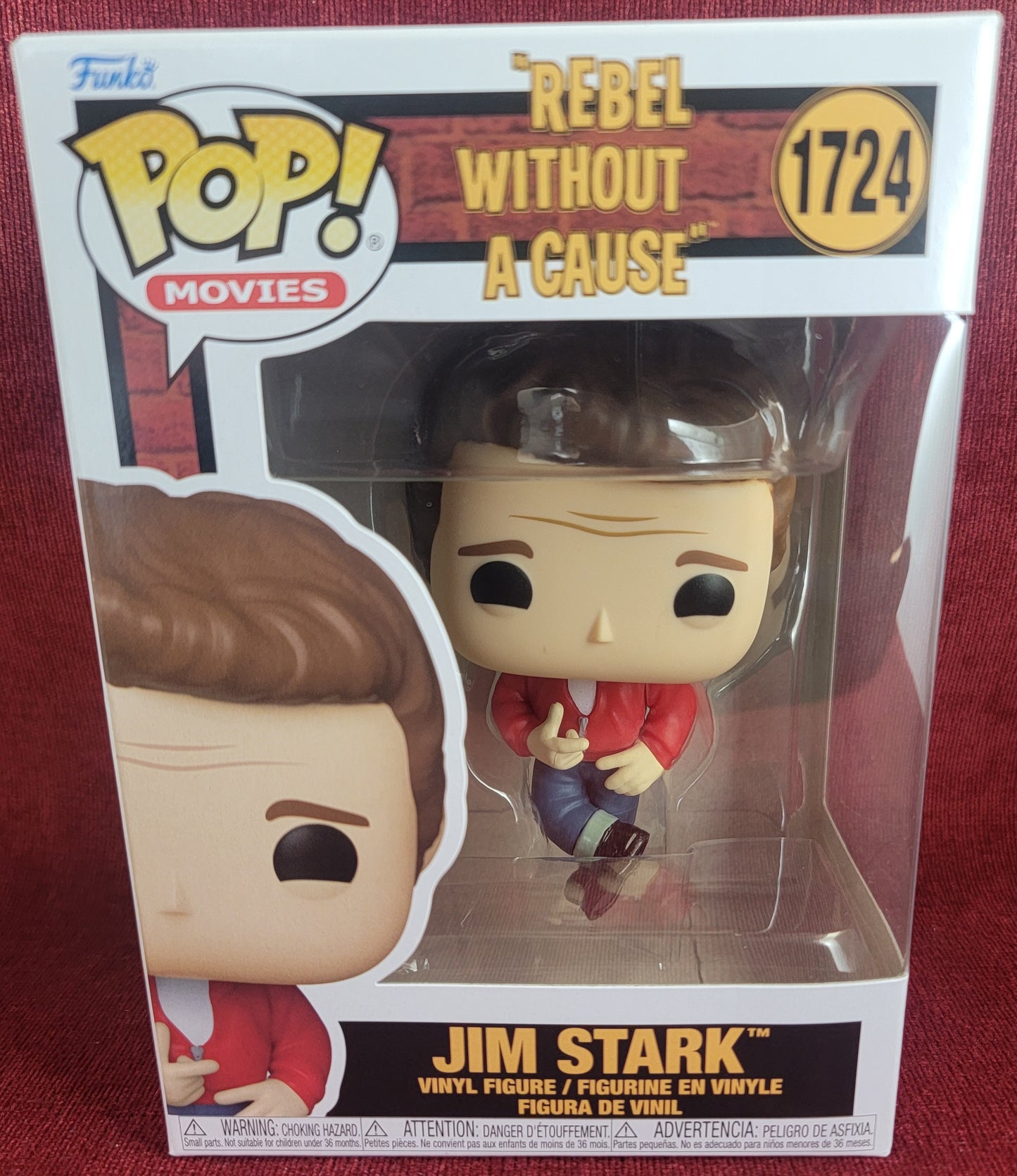 Jim stark funko # 1724 (nib) With pop protector