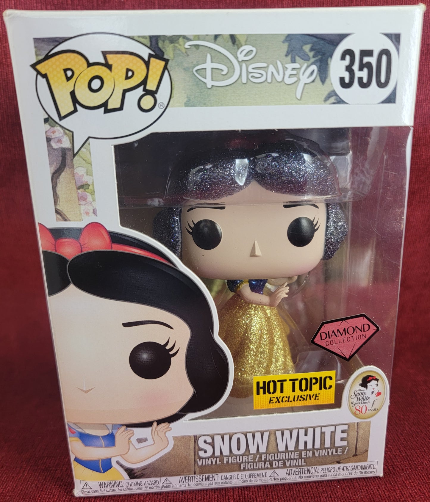 Snow white hot topic exclusive funko # 350 (nib) With pop protector