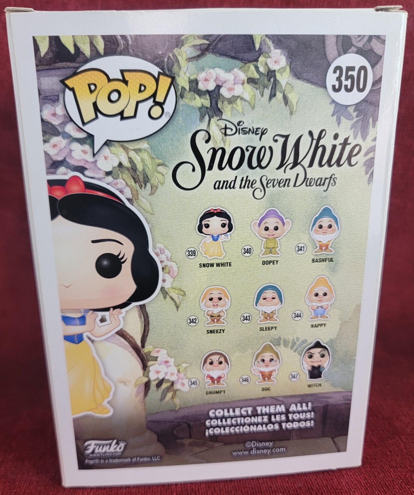 Snow white hot topic exclusive funko # 350 (nib) With pop protector