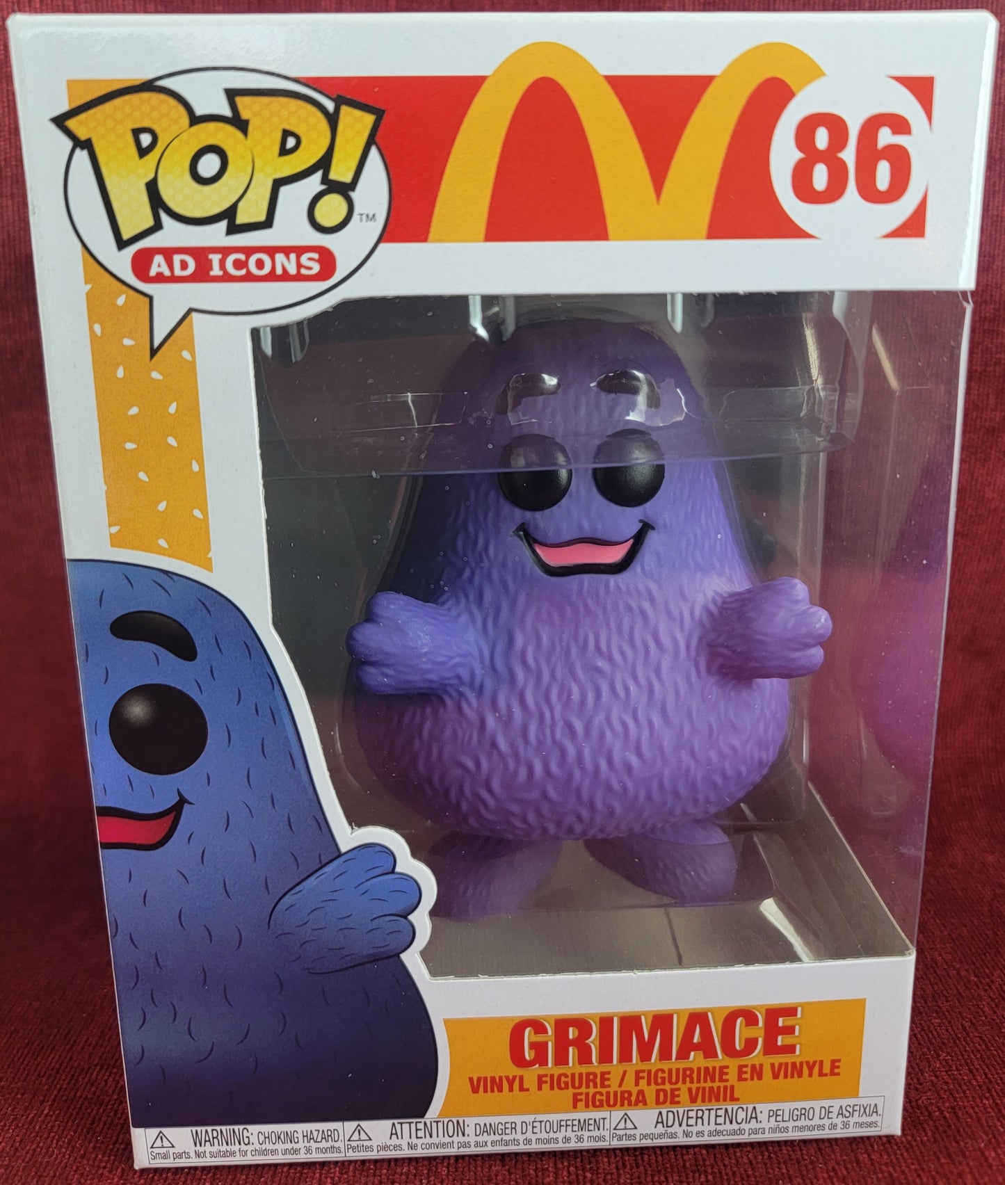 Grimace funko # 86 (nib) With pop protector