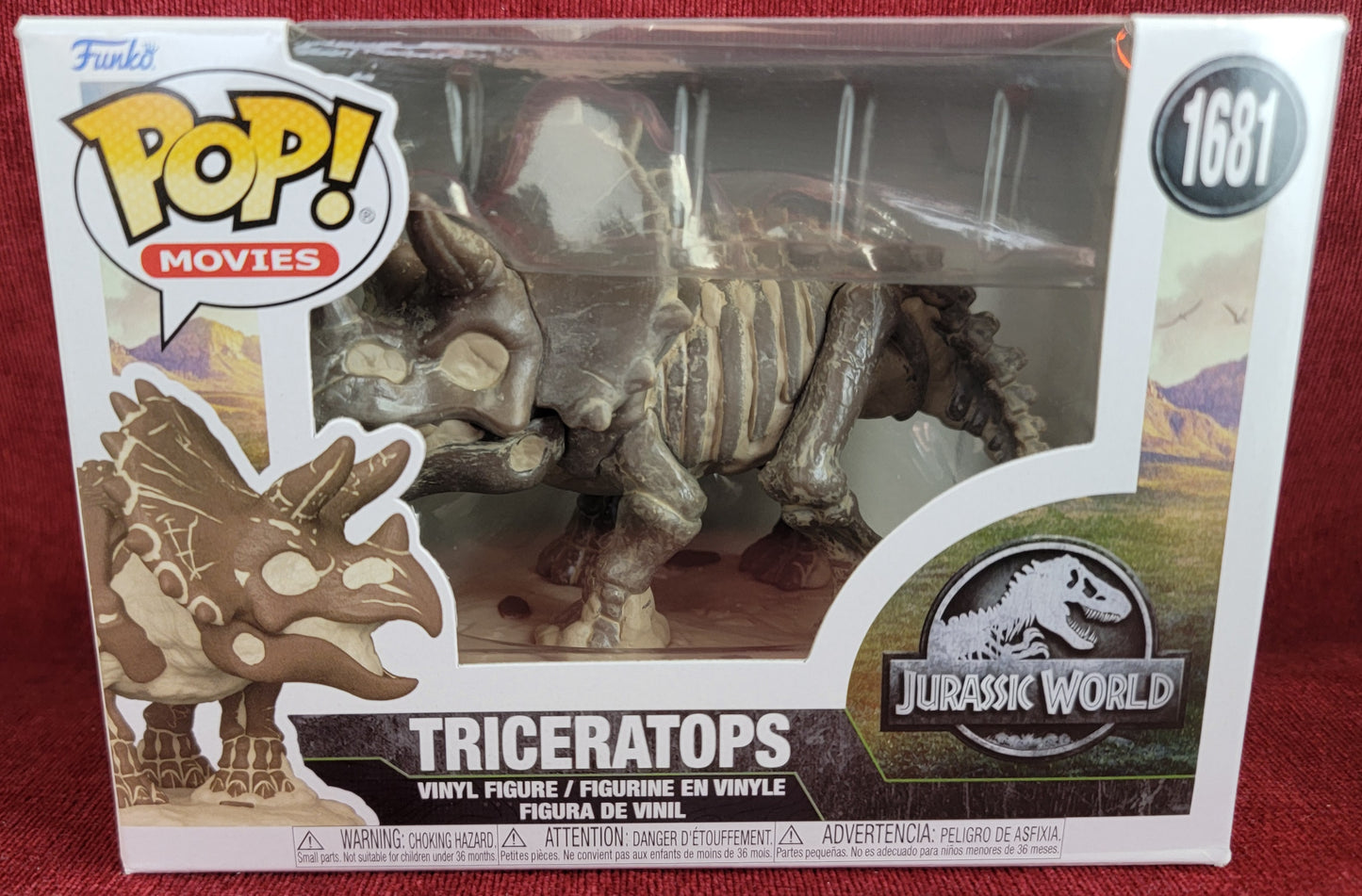 Triceratops funko # 1681 (nib) With pop protector