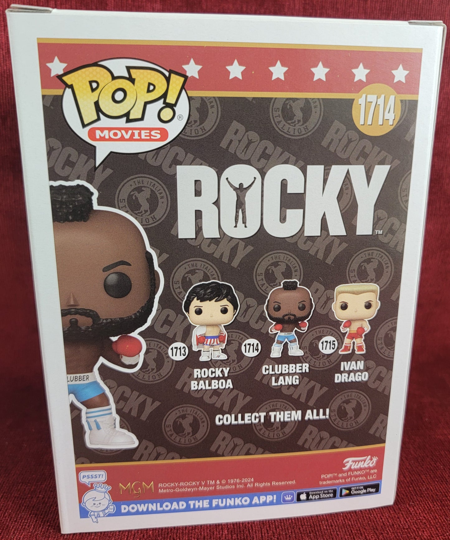 Clubber Lang funko # 1714 (nib)
With pop protector