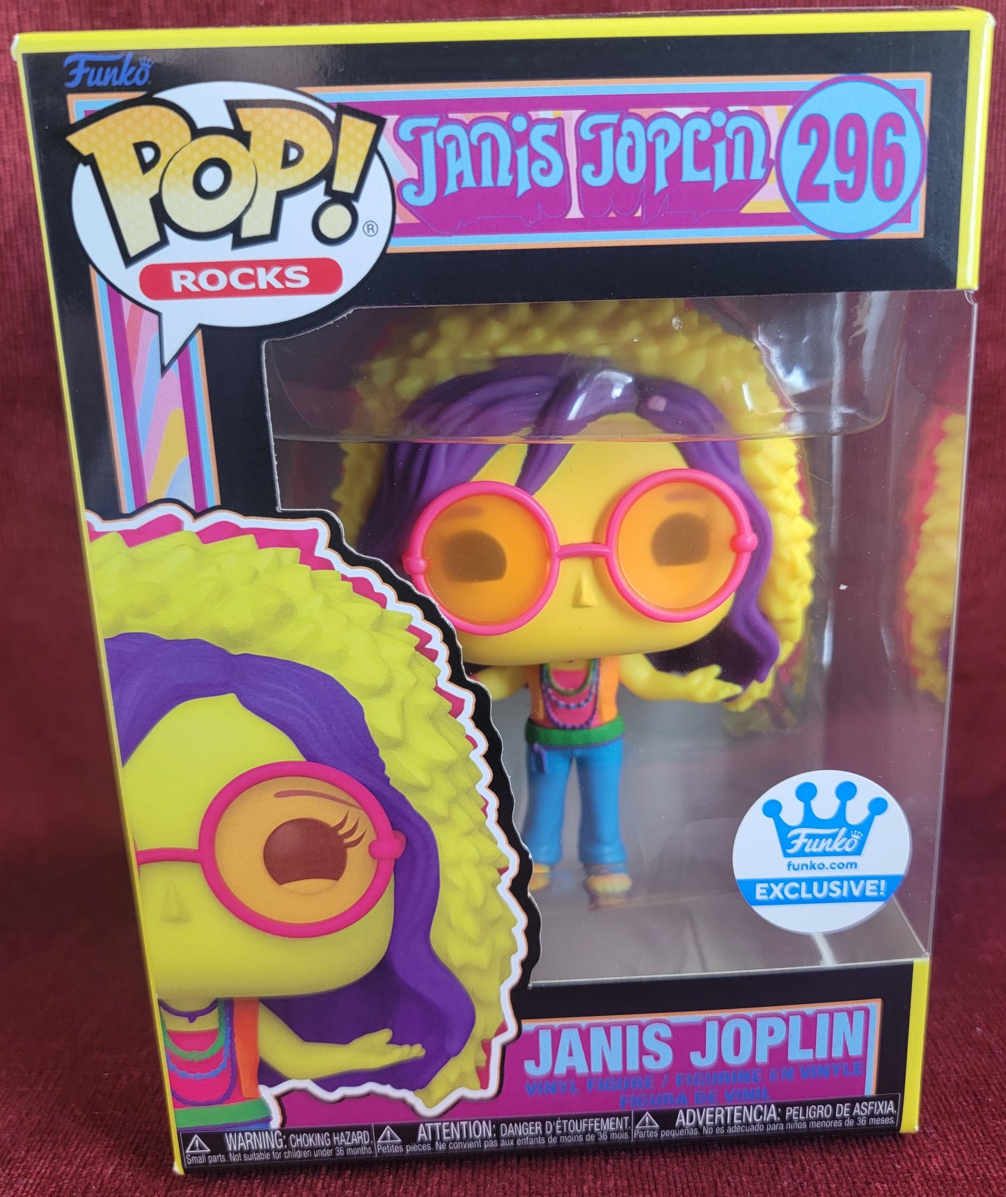 Janis Joplin funko exclusive # 296 (nib) With pop protector