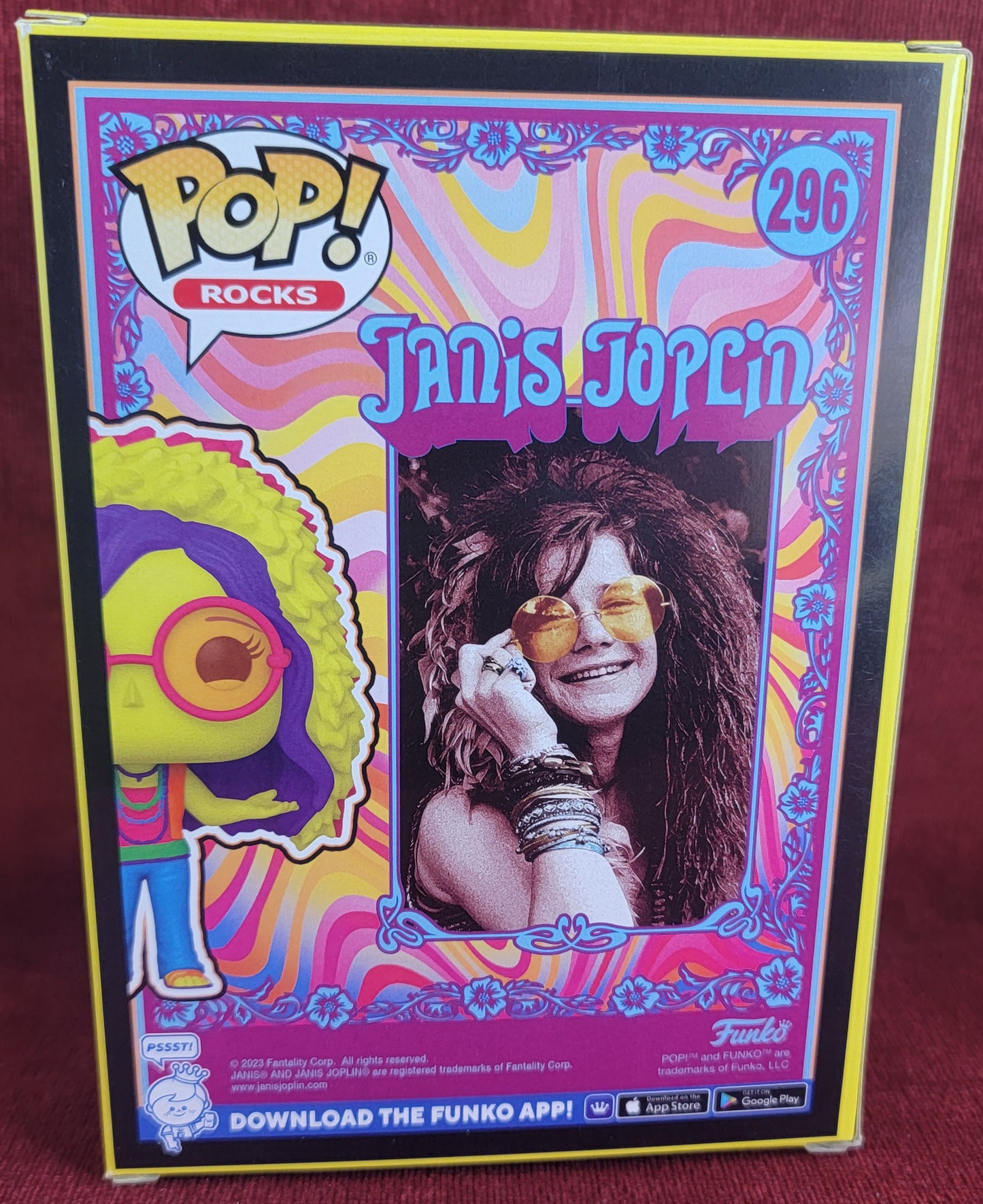 Janis Joplin funko exclusive # 296 (nib) With pop protector