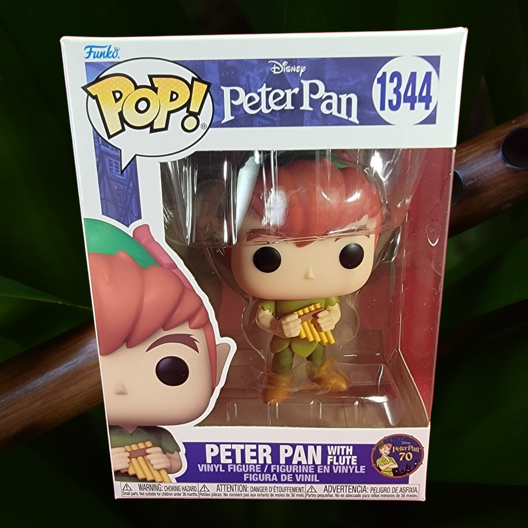 Peter pan with flute funko # 1344 (nib)