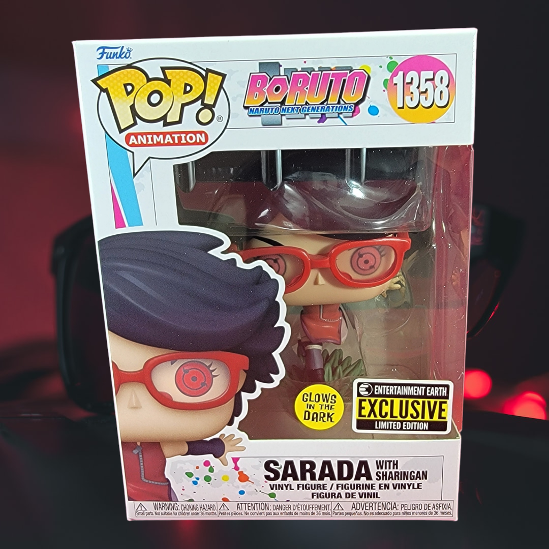 Sarada entertainment earth exclusive funko # 1358 (nib)