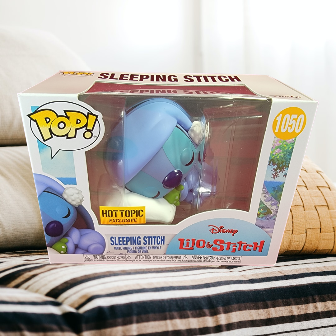 Sleeping stitch hot topic exclusive funko #1050 (nib)