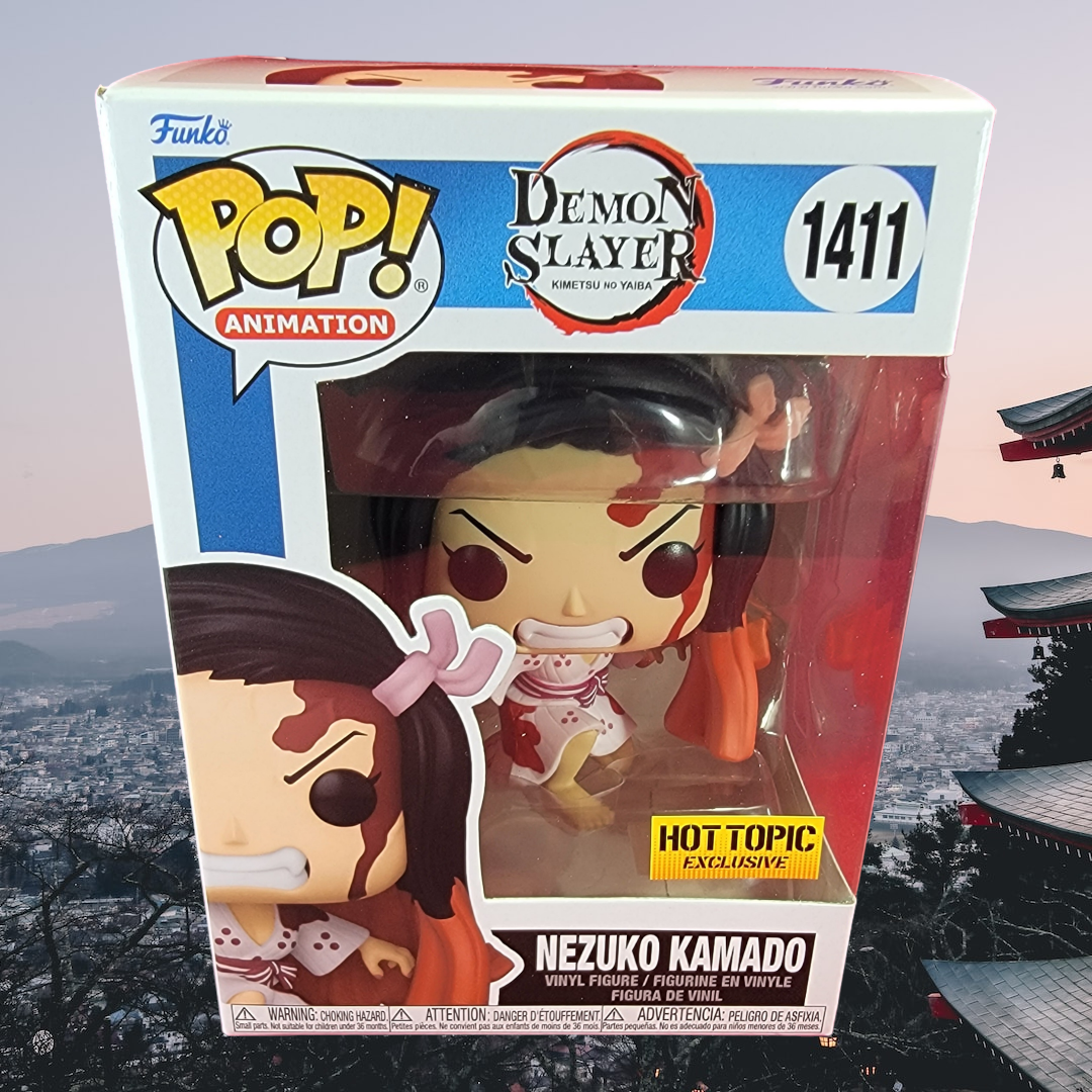 Nezuko kamado hot topic exclusive funko # 1411 (nib)