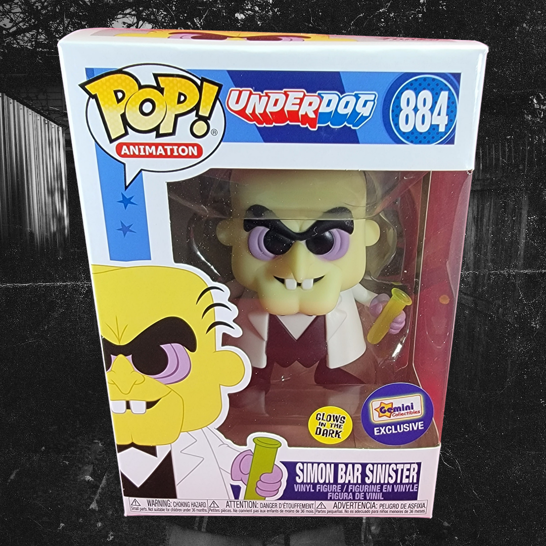 Simon bar sinister gemini exclusive funko # 884 (nib)