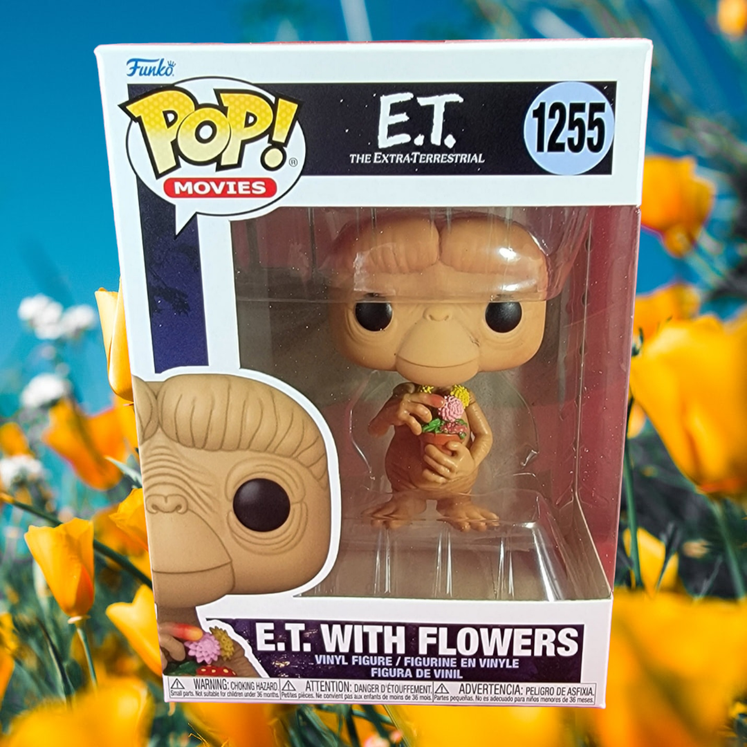 E.t. with flowers funko # 1255 (nib)