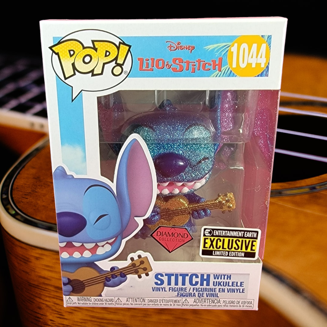 Entertainment earth exclusive Stitch with ukulele funko # 1044 (nib)