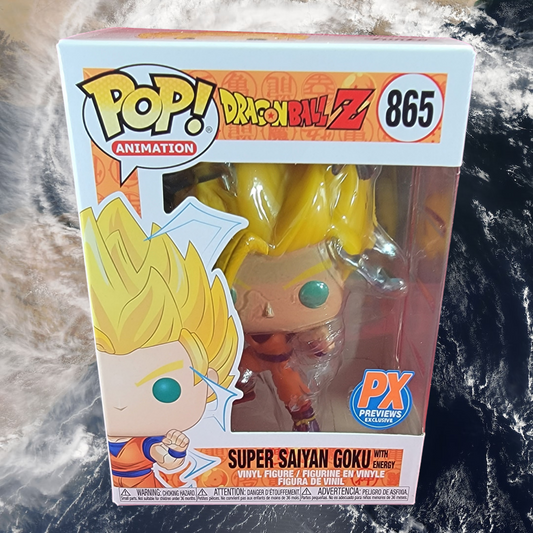 Super saiyan goku with energy px review funko # 865 (nib)