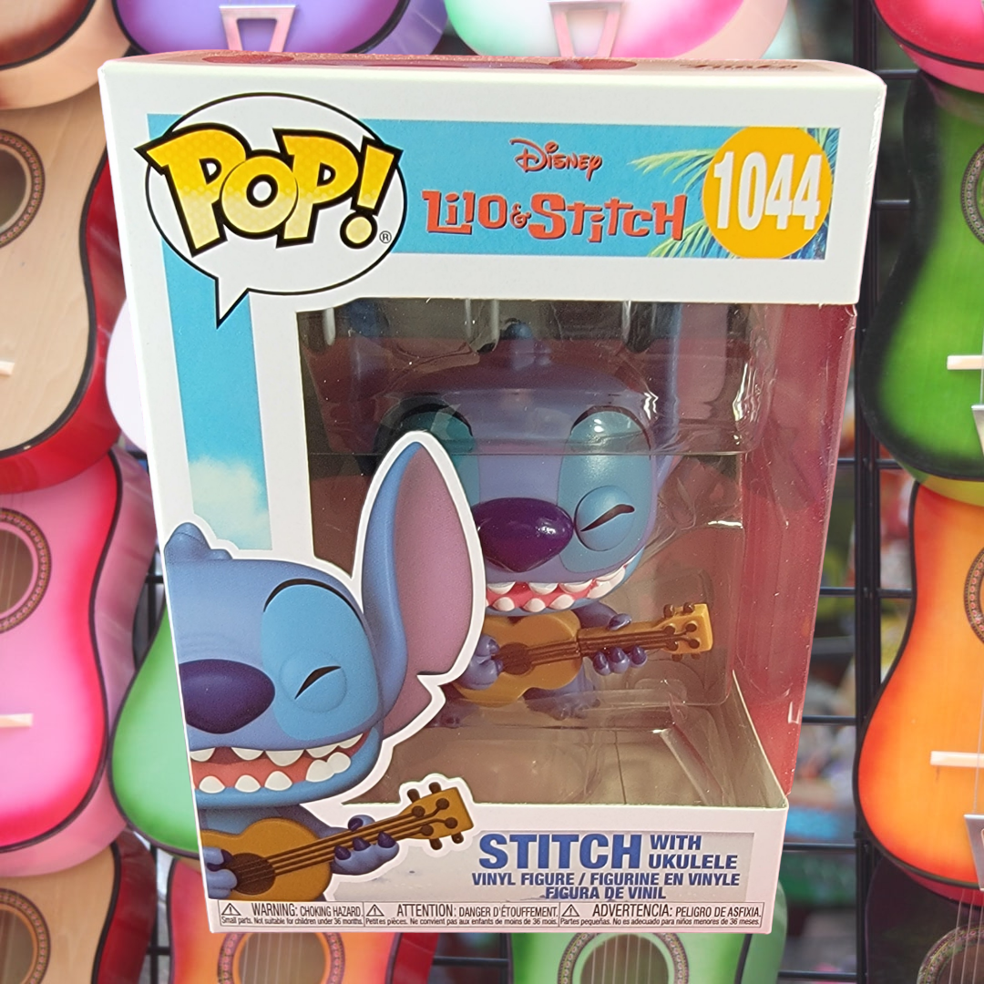 Stitch with ukulele funko # 1044 (nib)