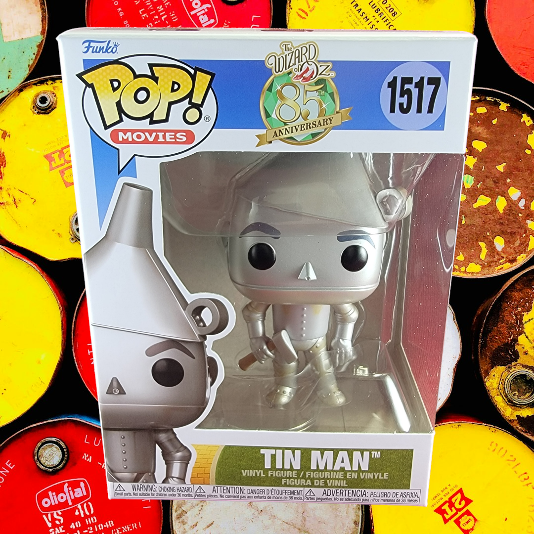 Tin man funko # 1517 (nib)
With pop protector