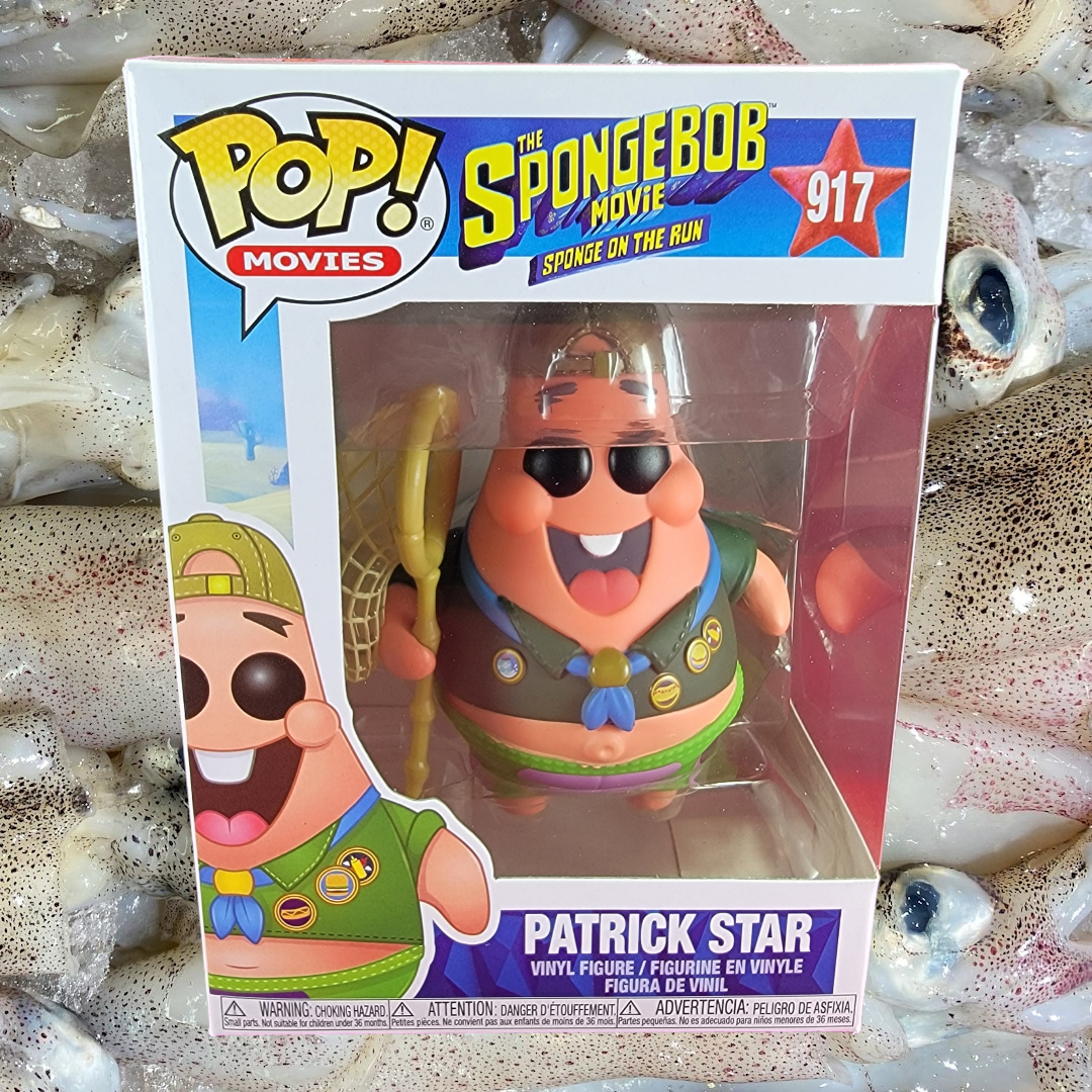 Patrick Star funko # 917 (nib)
With pop protector