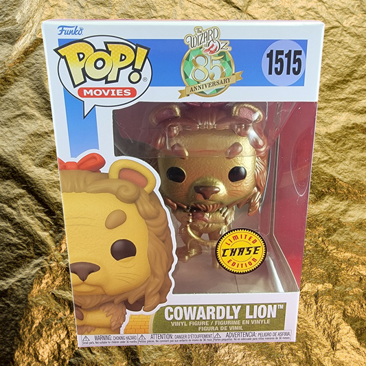 Cowardly lion chase funko # 1515 (nib)
With pop protector