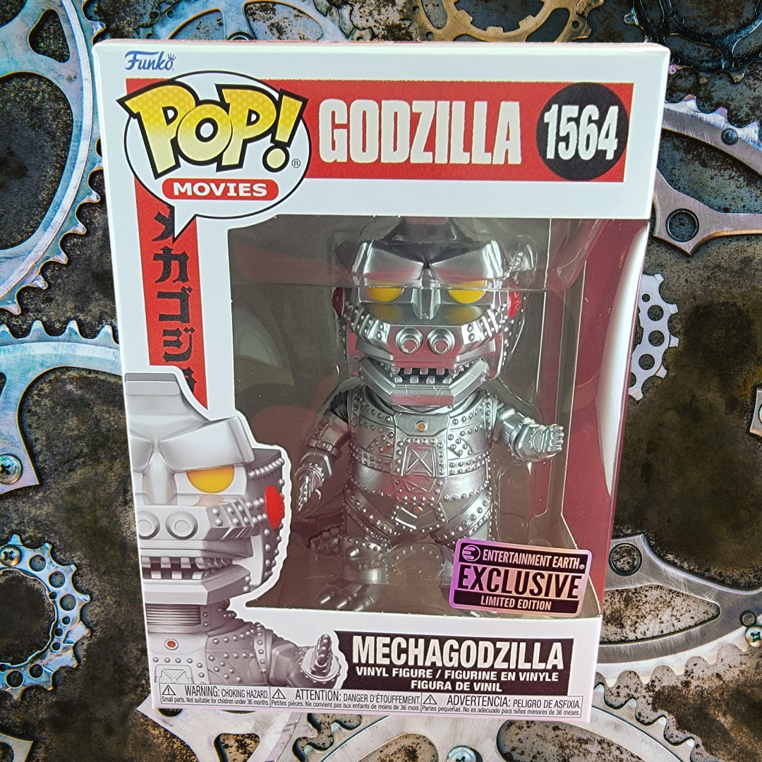 Mechagodzilla entertainment earth exclusive funko # 1564 (nib) with pop protector