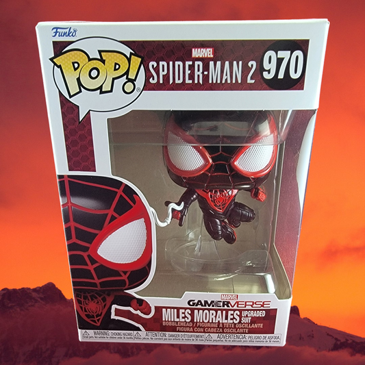 Miles morales upgraded suit funko # 970 (nib)
With pop protector