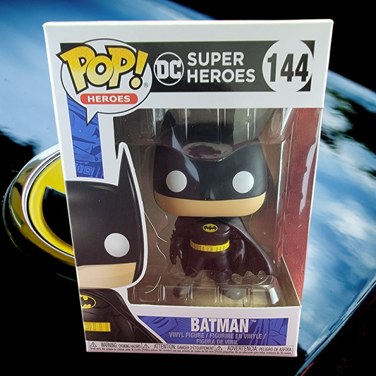 Batman funko # 144 (nib)
With pop protector