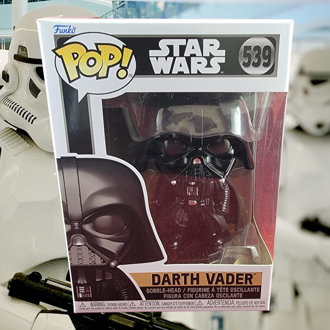 Darth vader funko # 539 (nib)
With pop protector