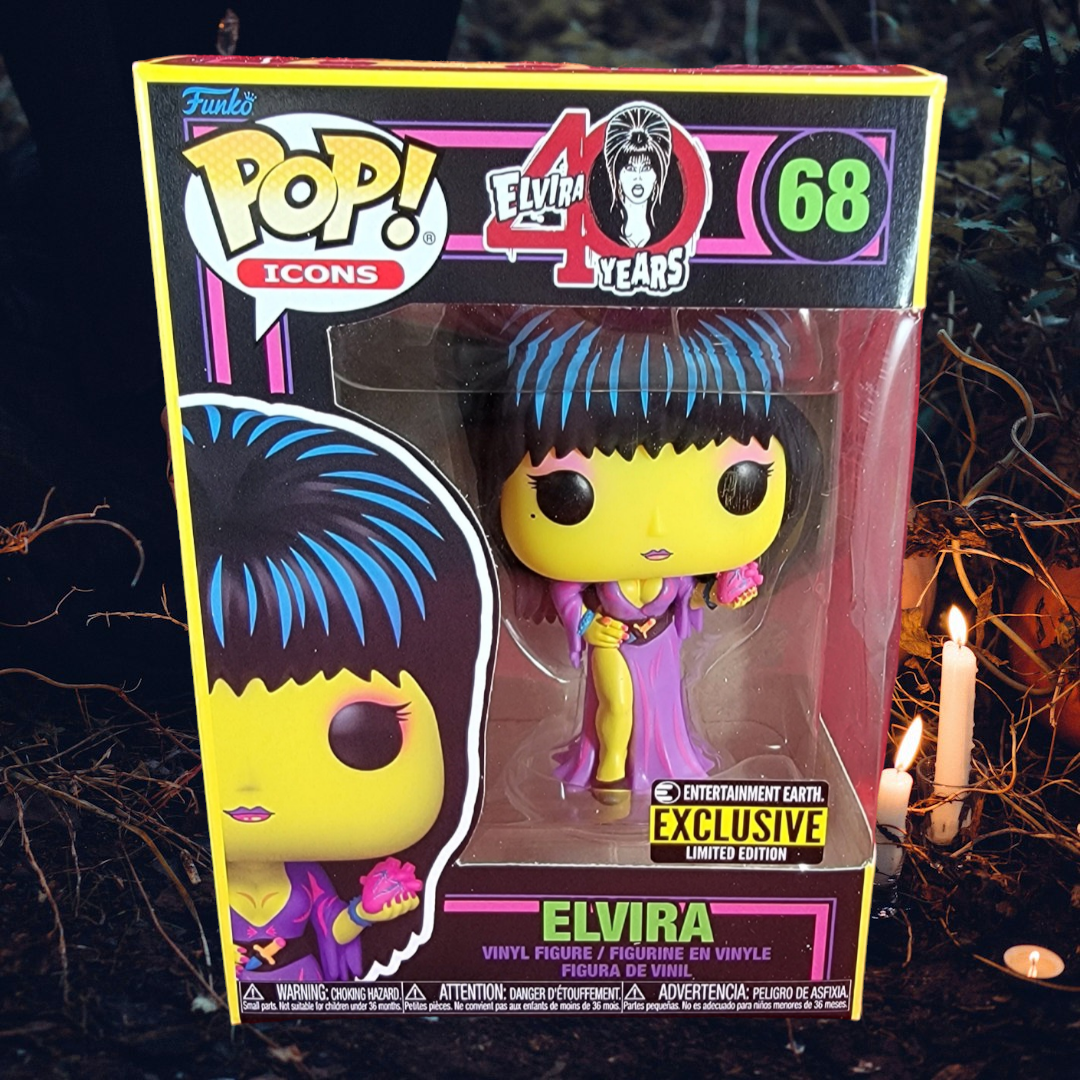 Elvira entertainment earth exclusive funko # 68 (nib)