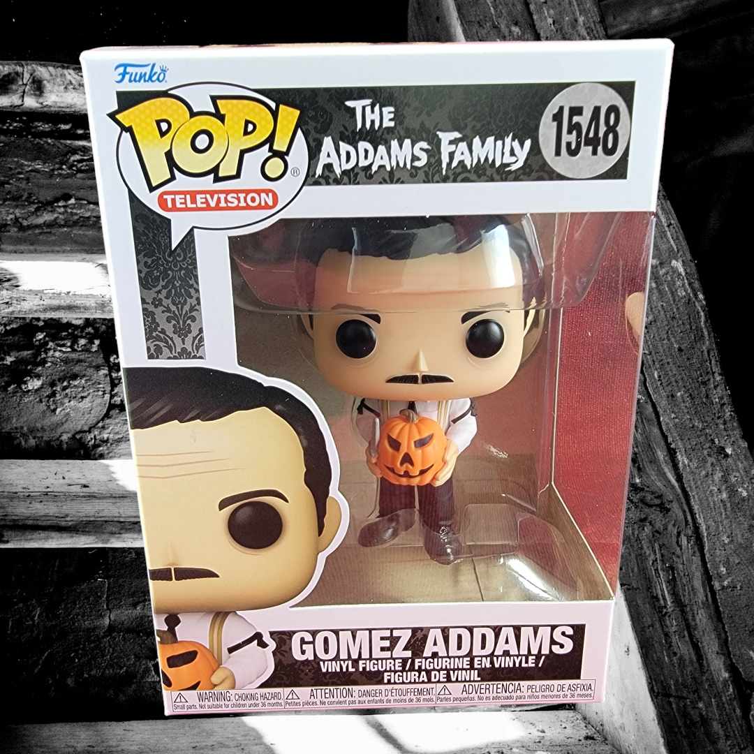 Gomez Addams funko # 1548 (nib)
With pop protector