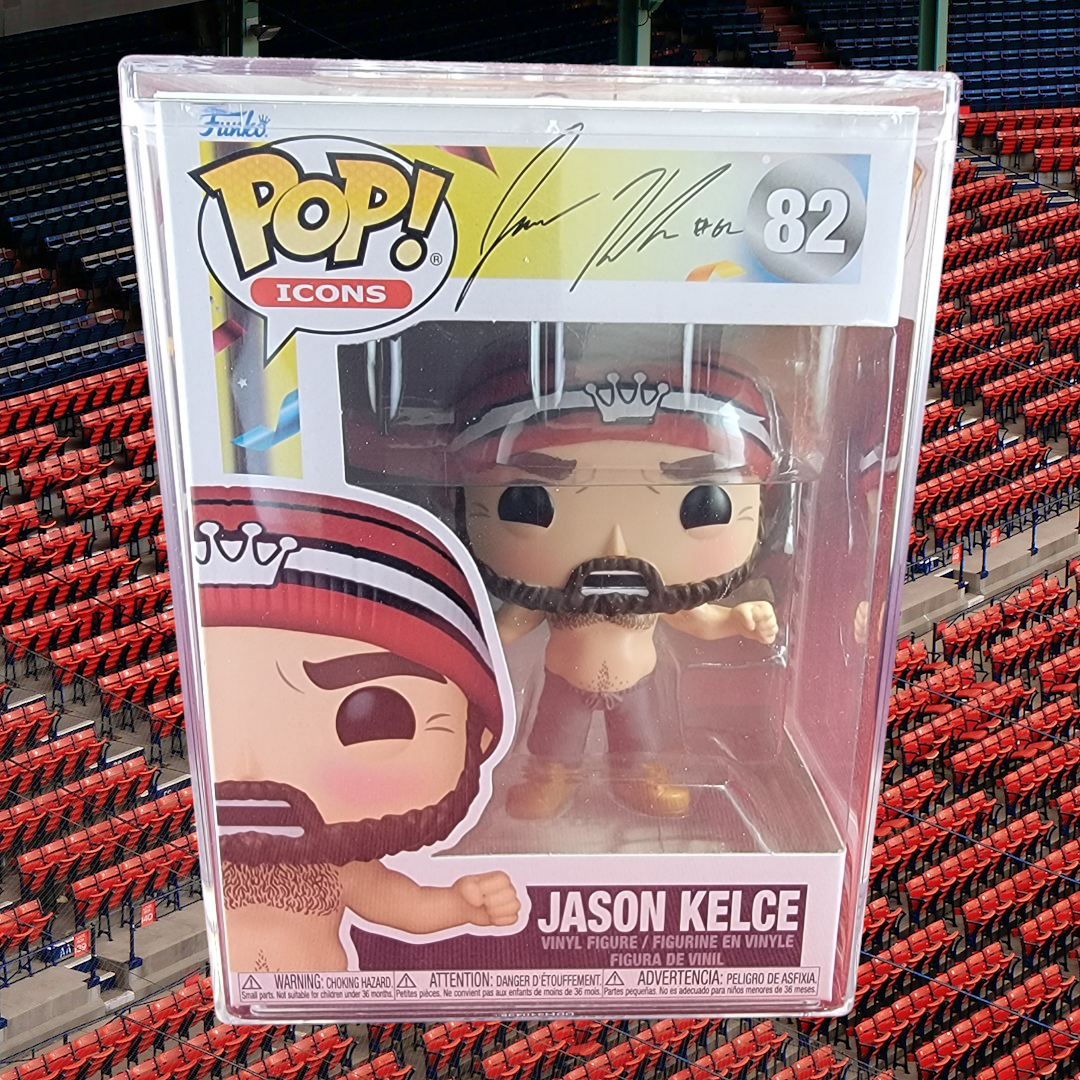 Jason kelce funko # 82 (nib)
In hard stack