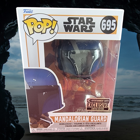 Mandalorian guard entertainment earth exclusive funko # 695 (nib)
With pop protector