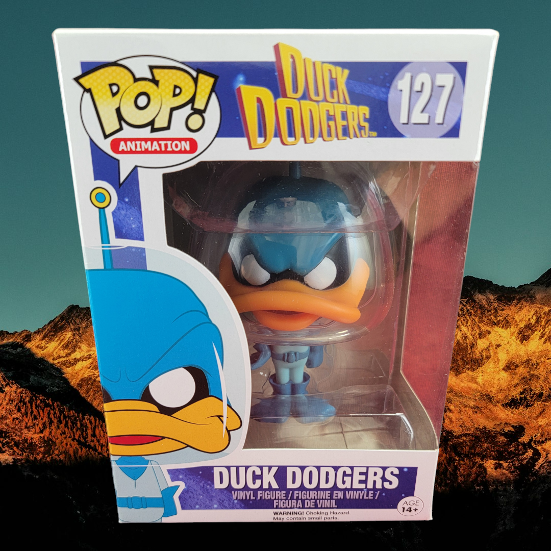 Duck Dodgers funko # 127 (nib)
With pop protector