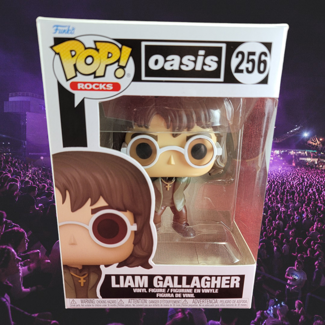 Liam Gallagher funko # 256 (nib)
With pop protector