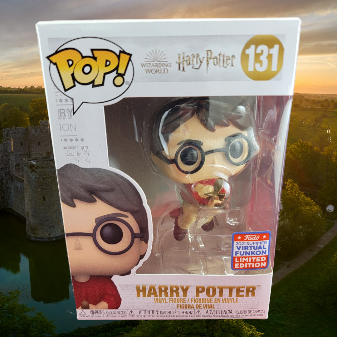 Harry Potter 2021 summer virtual con funko # 131 (with pop protector)