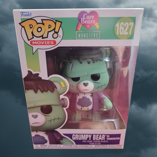 Grumpy bear as frankenstein funko # 1627 (nib)
With pop protector