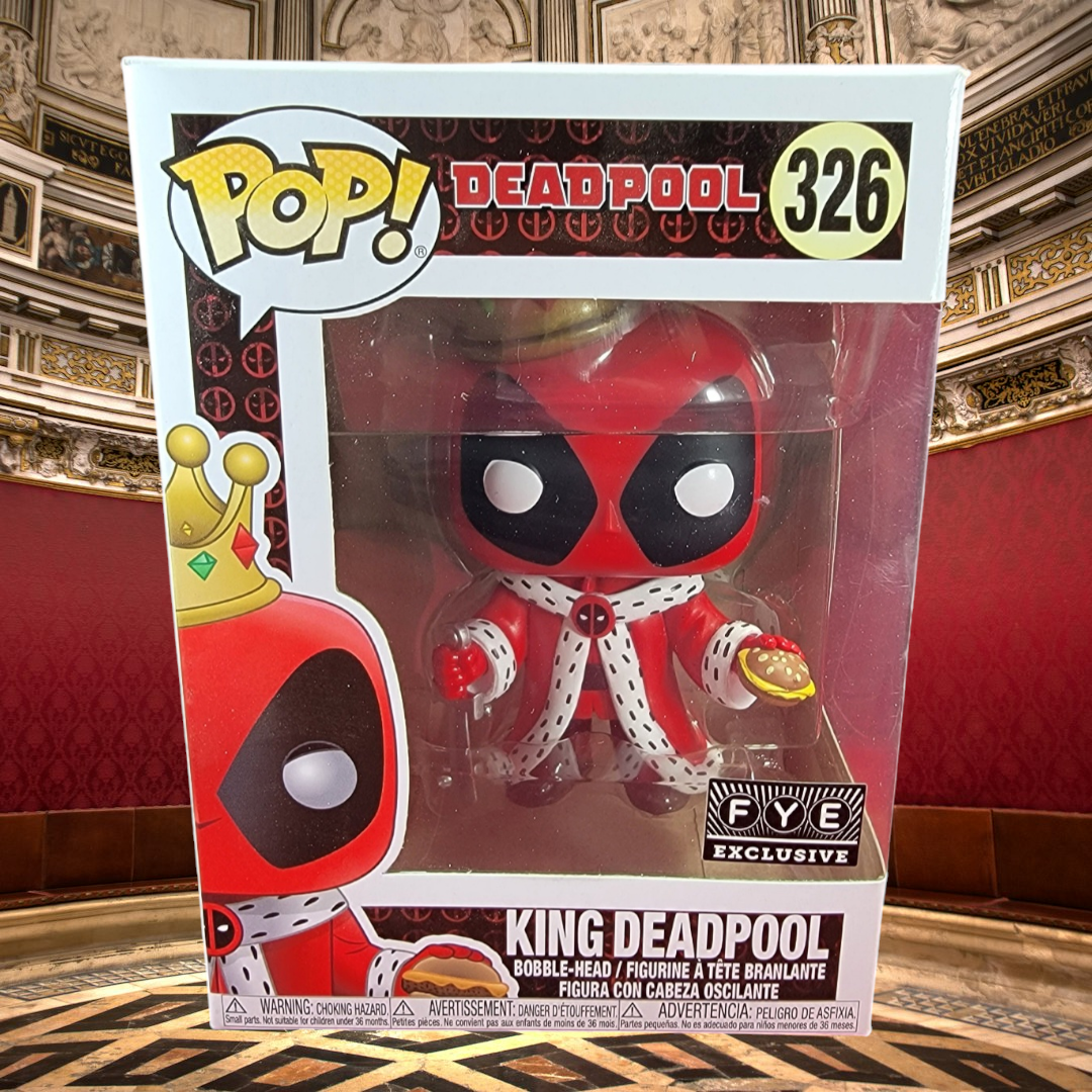 King deadpool fye  exclusive funko # 326 (nib)