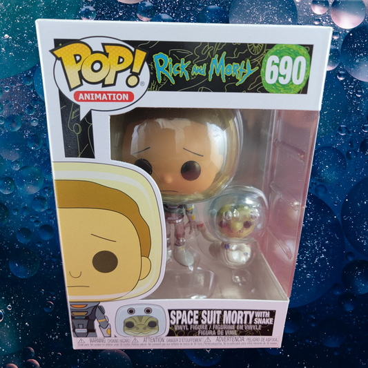 Space suit morty with snake funko # 690 (nib)
With pop protector